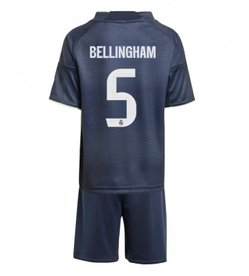 Real Madrid Jude Bellingham #5 Udebanetrøje Børn 2025-26 Kortærmet (+ Korte bukser)